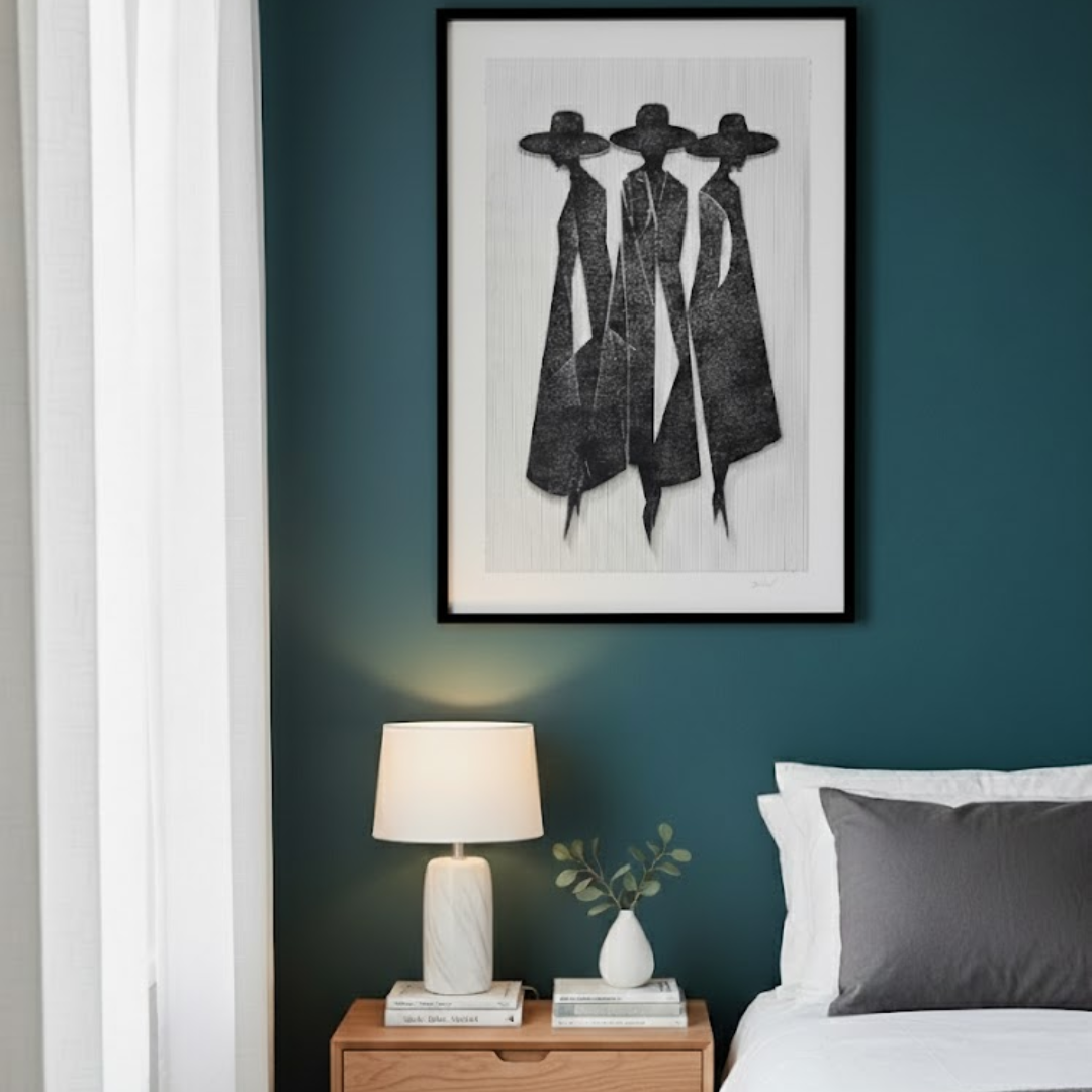 Elowen Handmade 3D Textured Wall Painting