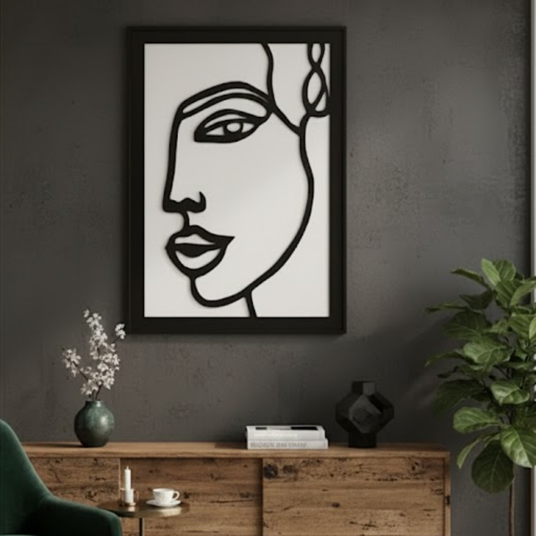 Nira Handmade 3D Textured Wall Painting