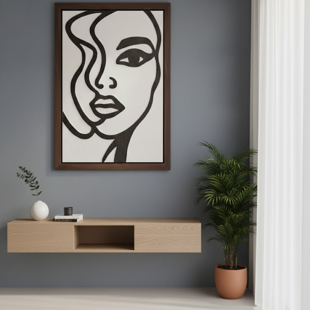 Ethereal Echo Handmade 3D Textured Wall Painting