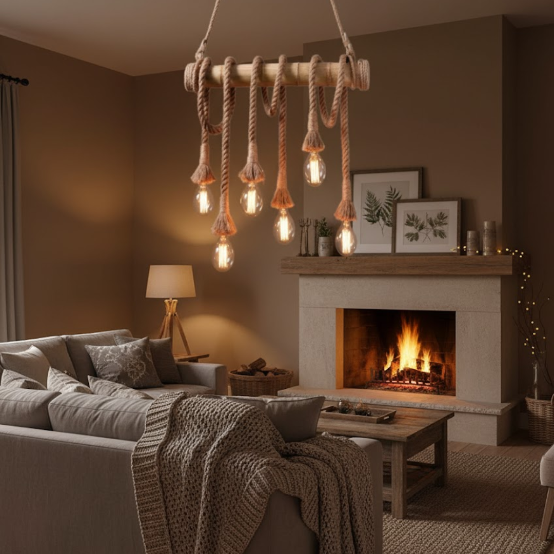 Coastal Tide Rope Chandelier