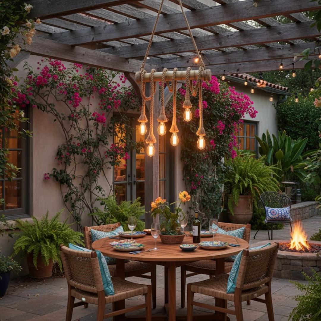 Coastal Tide Rope Chandelier