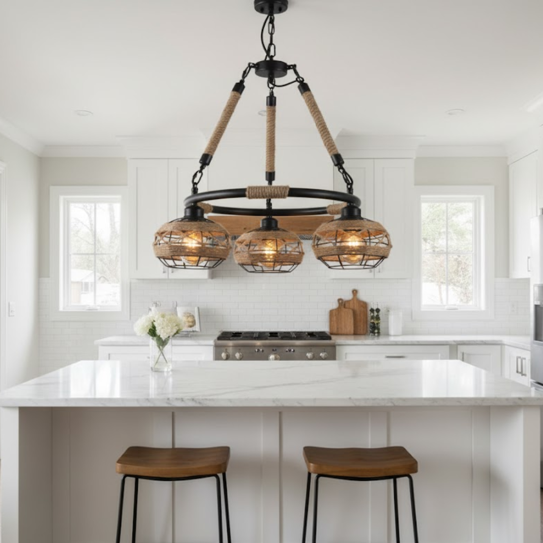 Nautical 3-Light Chandelier