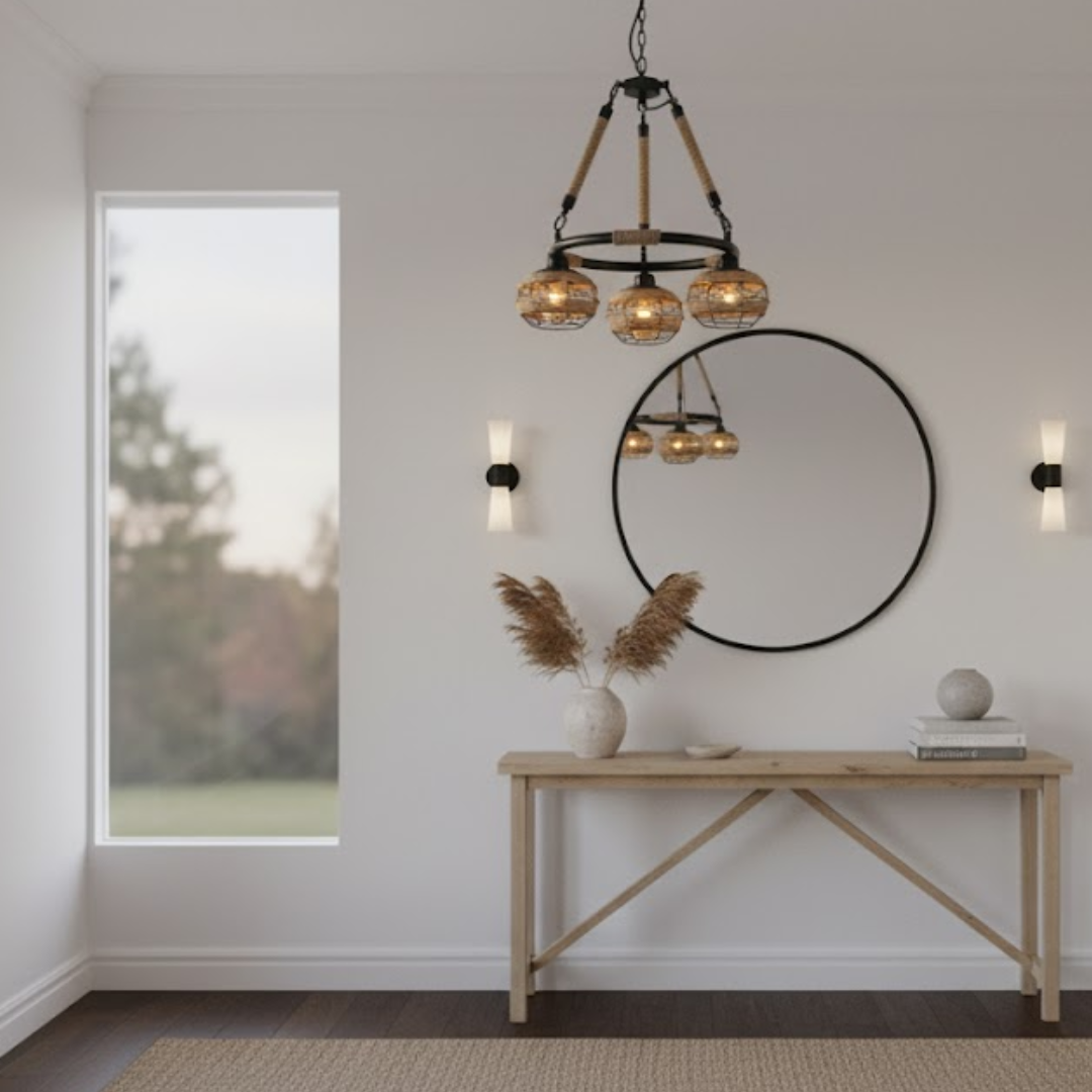 Nautical 3-Light Chandelier