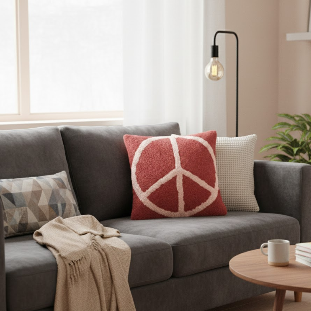 Harmony Terra Tufted Cushion