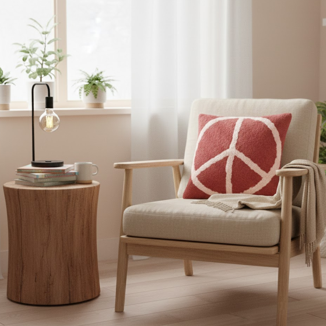 Harmony Terra Tufted Cushion