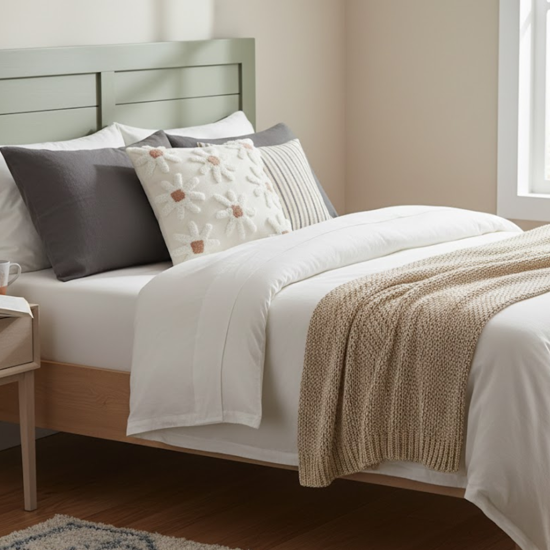 Meadow Bloom Hand-Tufted Cushion