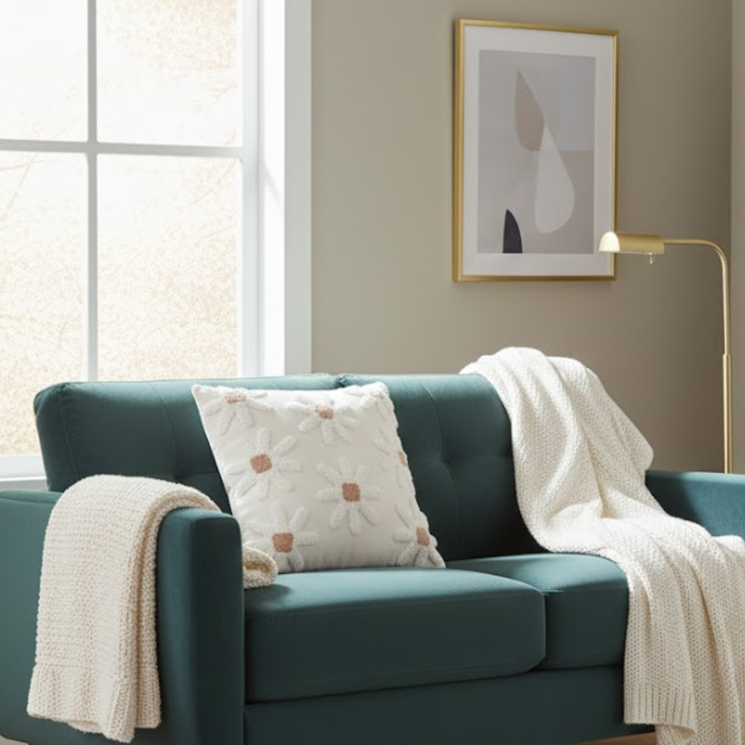 Meadow Bloom Hand-Tufted Cushion