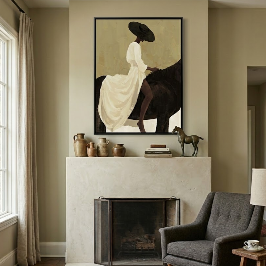 Wild Reverie- Handmade Wall Painting