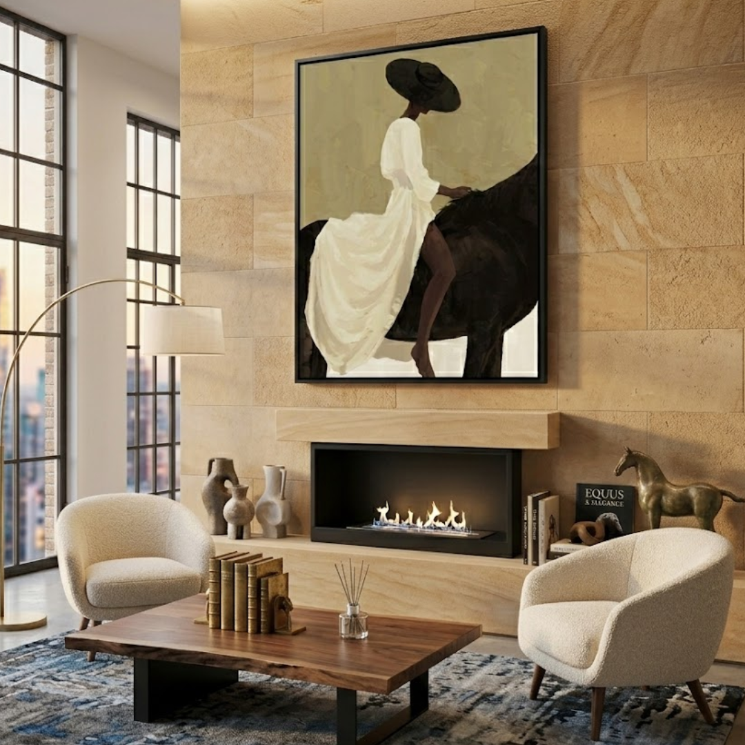 Wild Reverie- Handmade Wall Painting