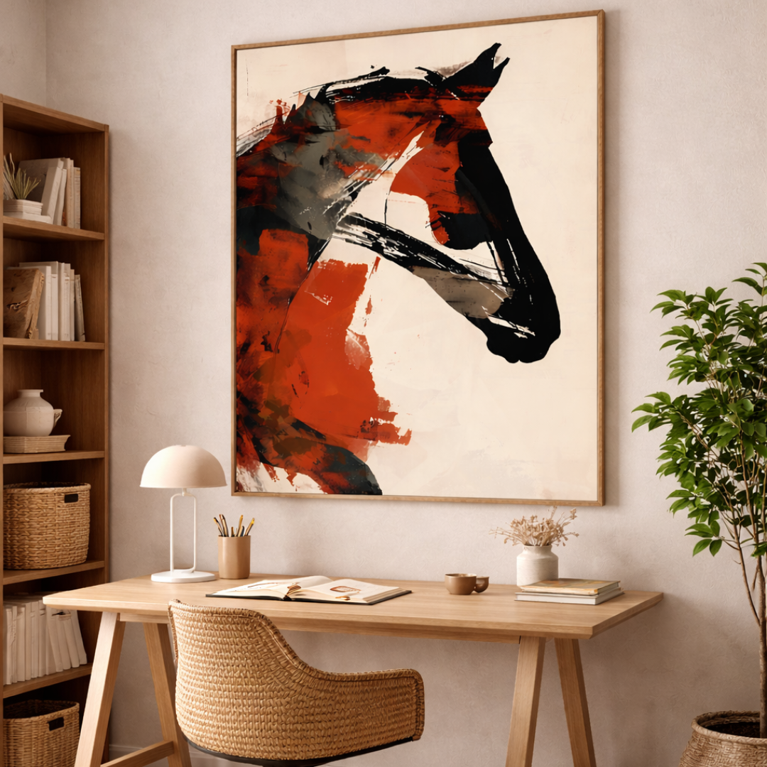 Ember Gallop - Handmade Wall Painting