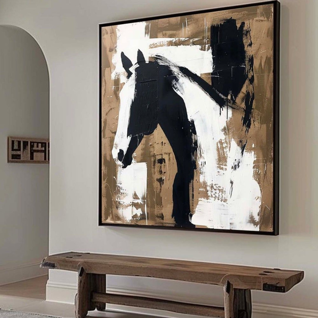Wild Form Equine - Handmade Wall Painting
