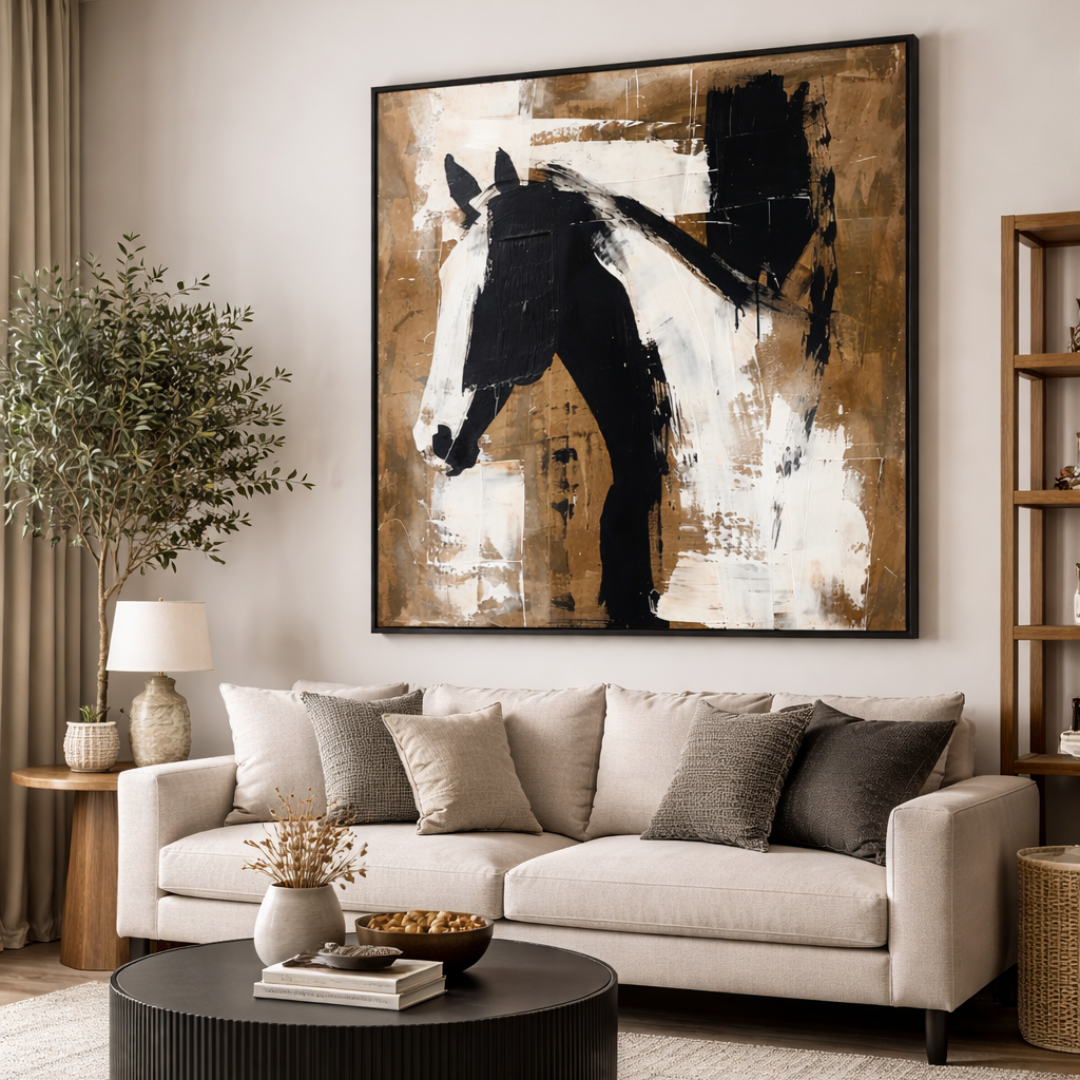 Wild Form Equine - Handmade Wall Painting