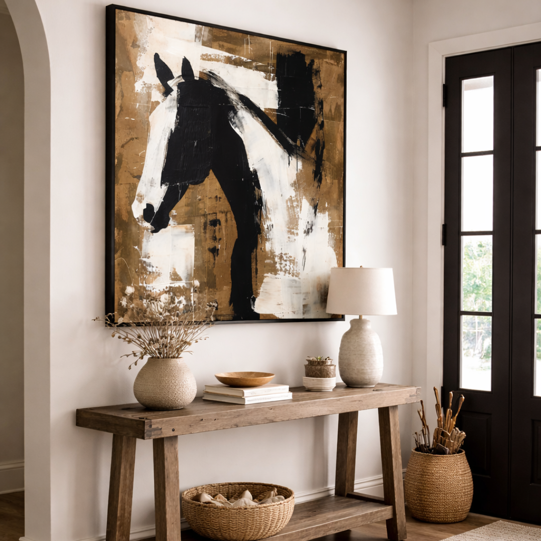 Wild Form Equine - Handmade Wall Painting