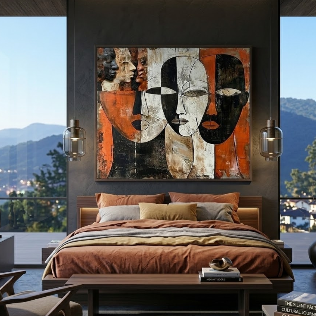 Terra Echo- Handmade Wall Painting