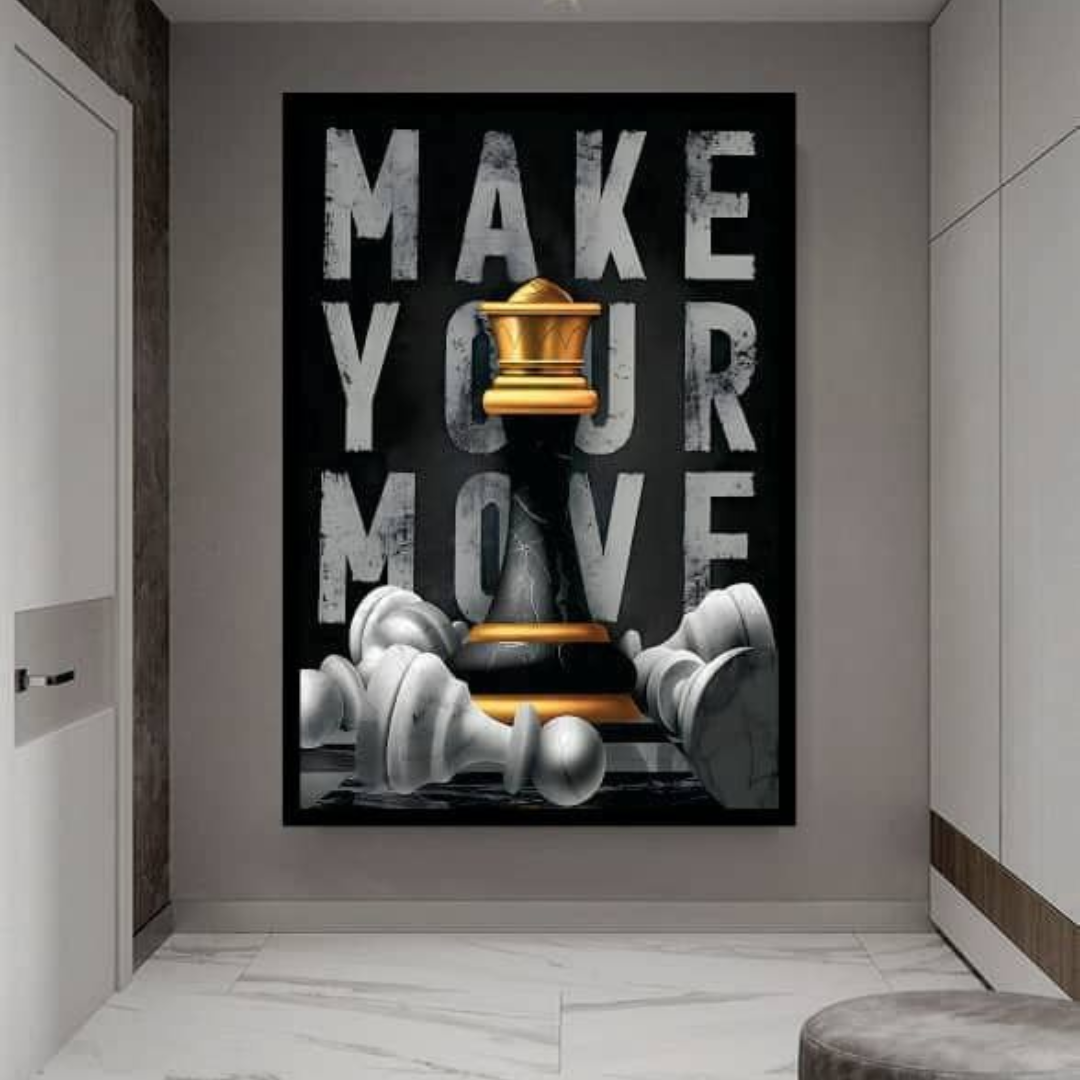 The Queen’s Move Digital Wall Painting