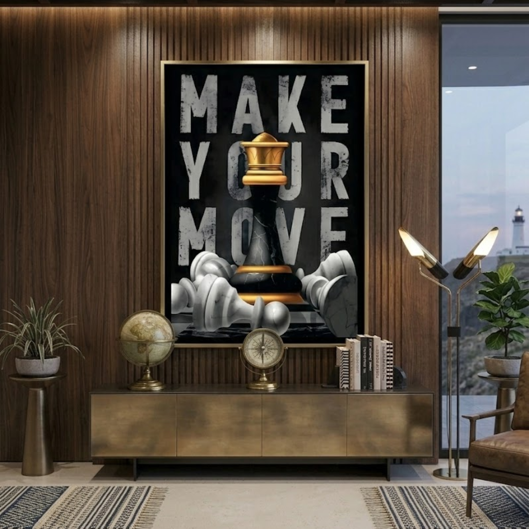 The Queen’s Move Digital Wall Painting