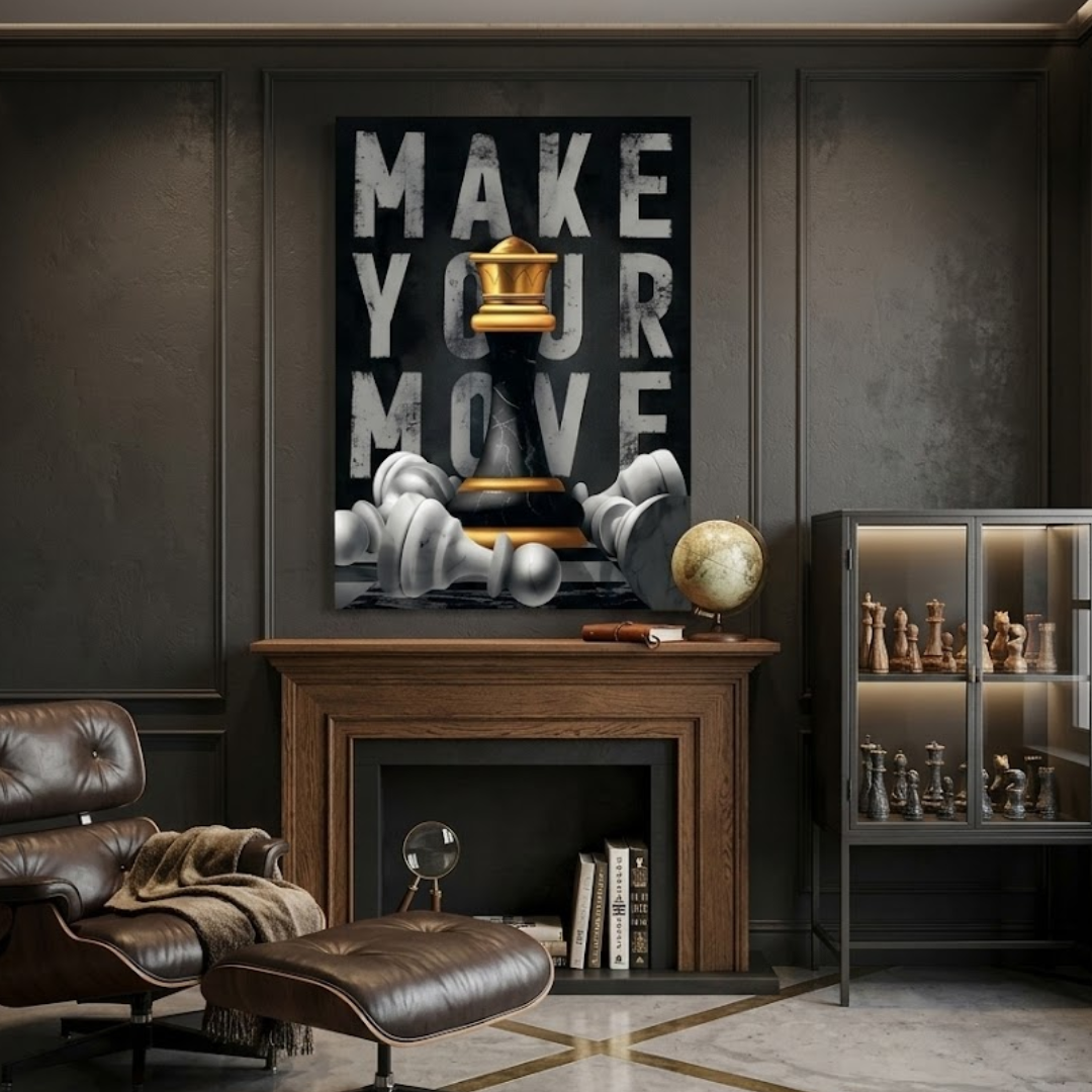 The Queen’s Move Digital Wall Painting