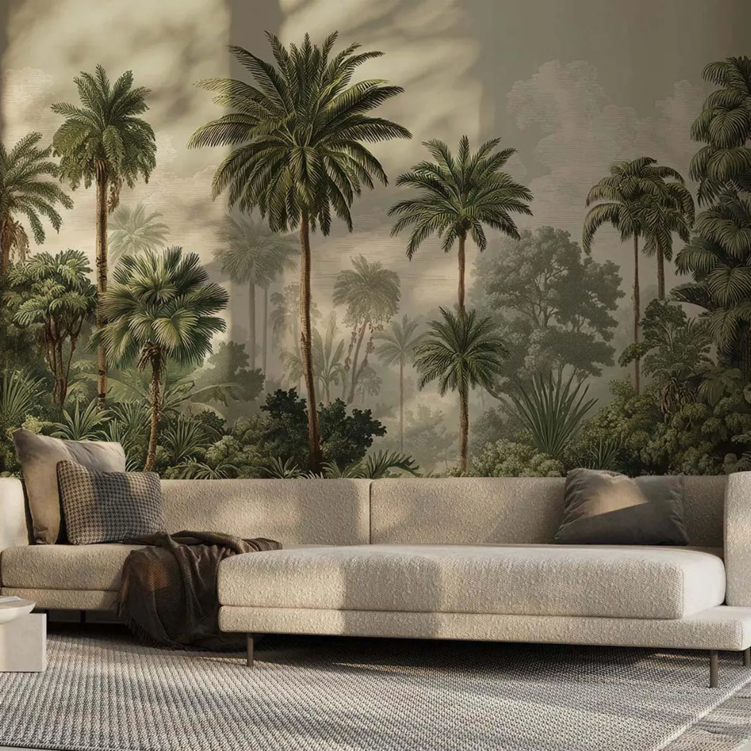 Exotic Palm Jungle Wallpaper