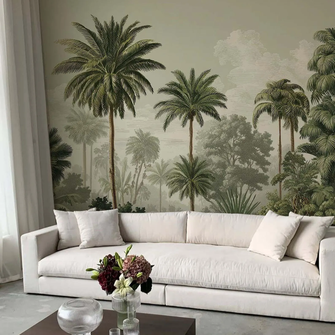 Exotic Palm Jungle Wallpaper