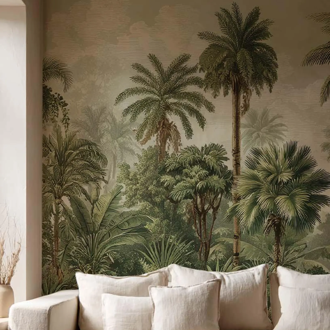 Exotic Palm Jungle Wallpaper