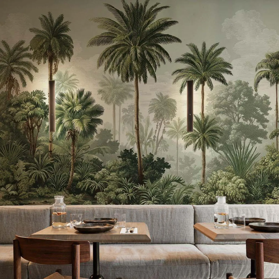 Exotic Palm Jungle Wallpaper