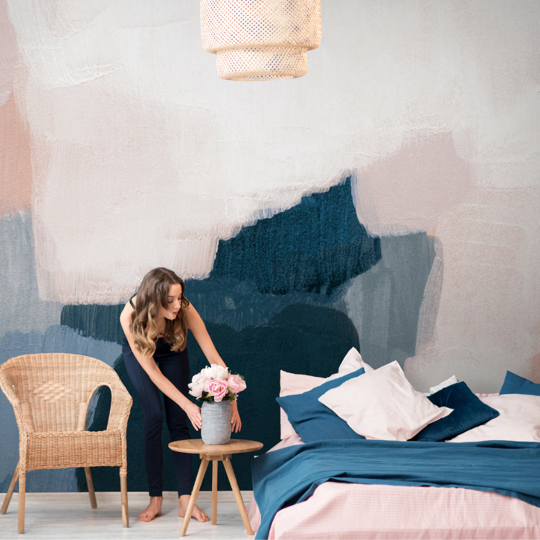 Soft Brushstroke Abstract Wallpaper