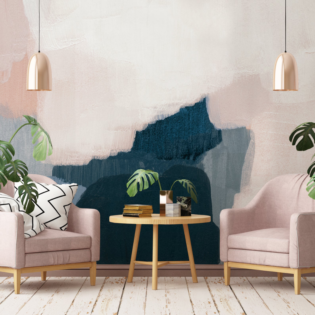 Soft Brushstroke Abstract Wallpaper
