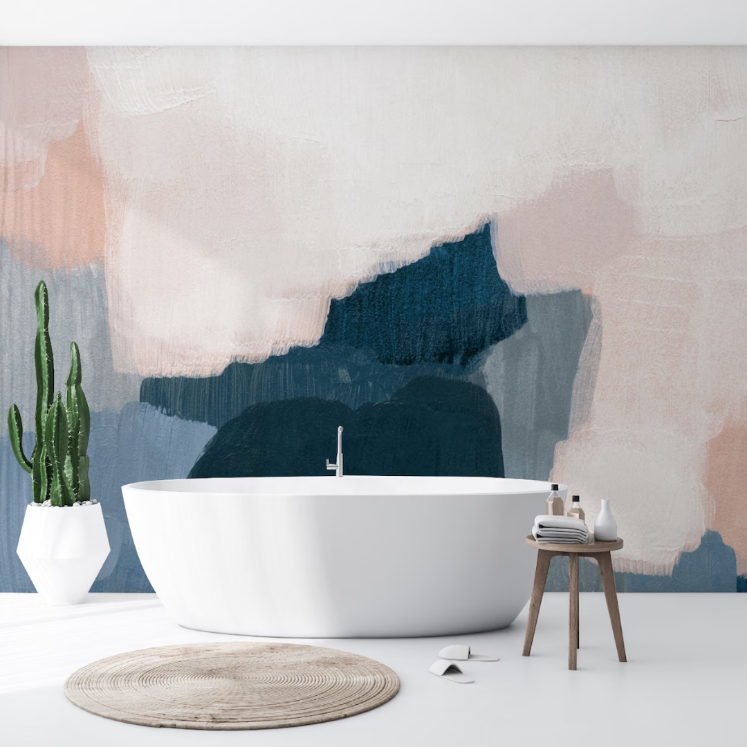Soft Brushstroke Abstract Wallpaper