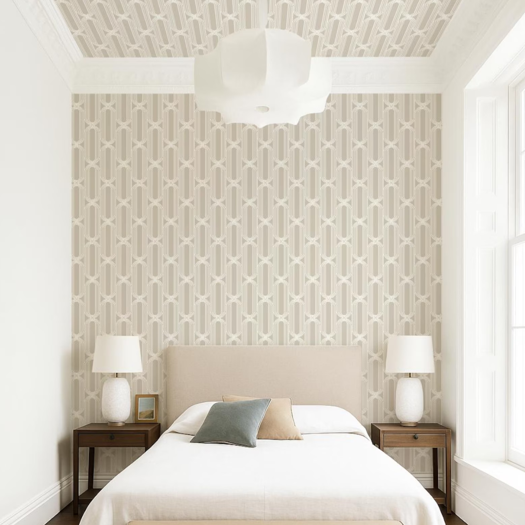 Retro Arc Mid-Century Geometric Wallpaper