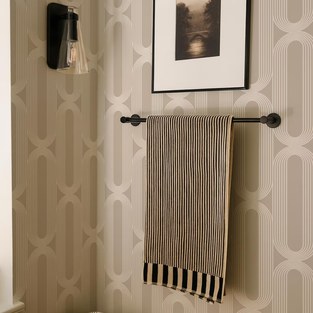 Retro Arc Mid-Century Geometric Wallpaper