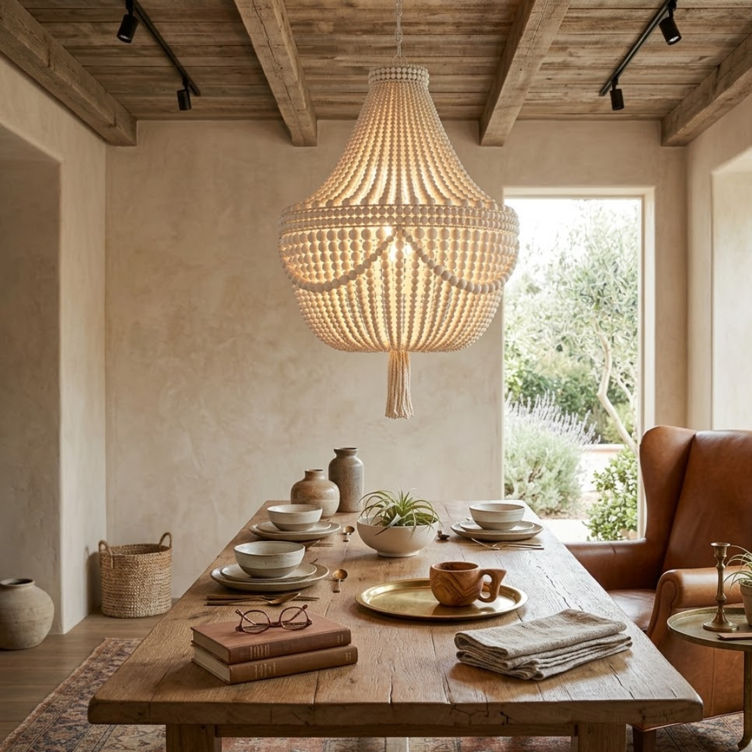 Paloma Empire Bead Chandelier