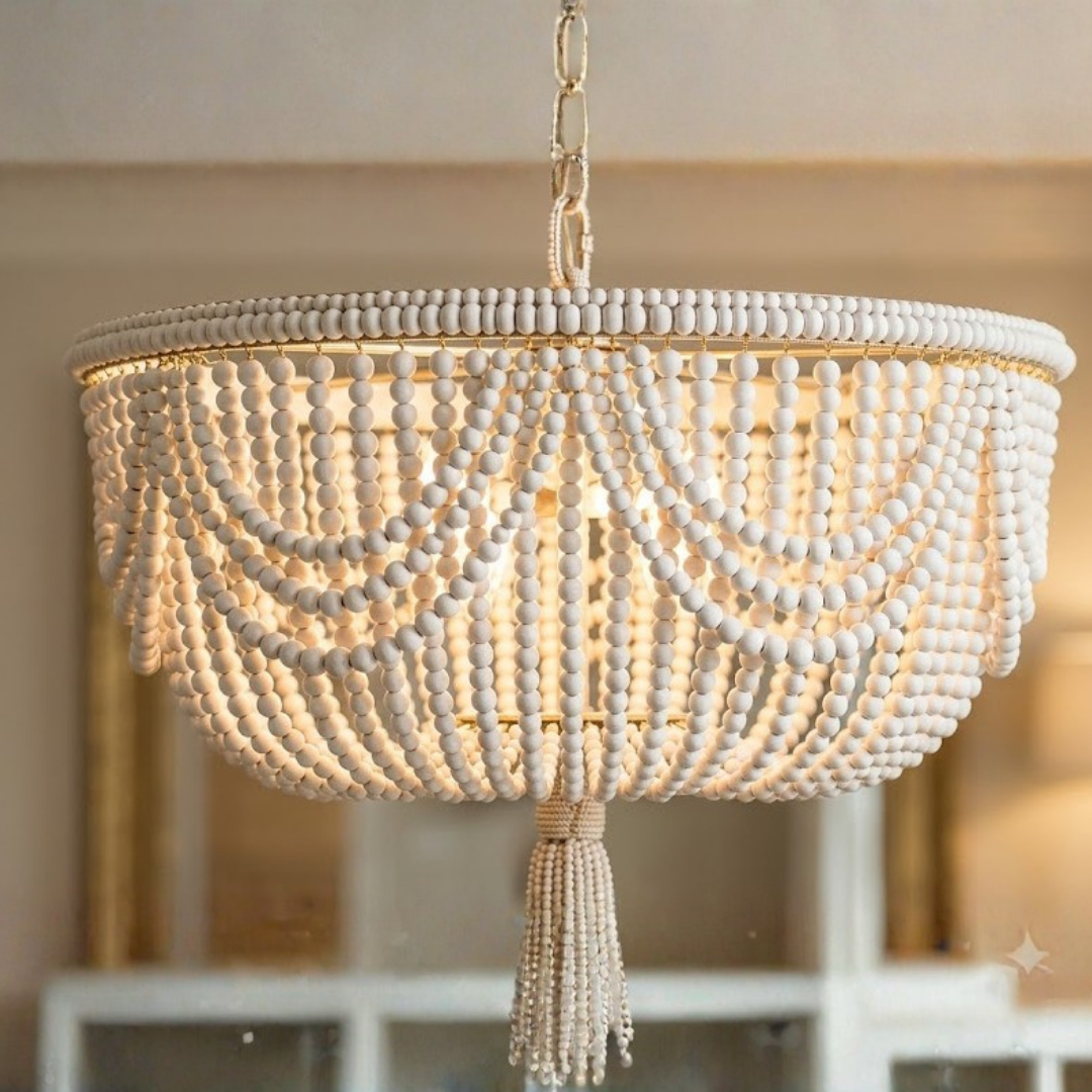 Serene Bead Haven Chandelier