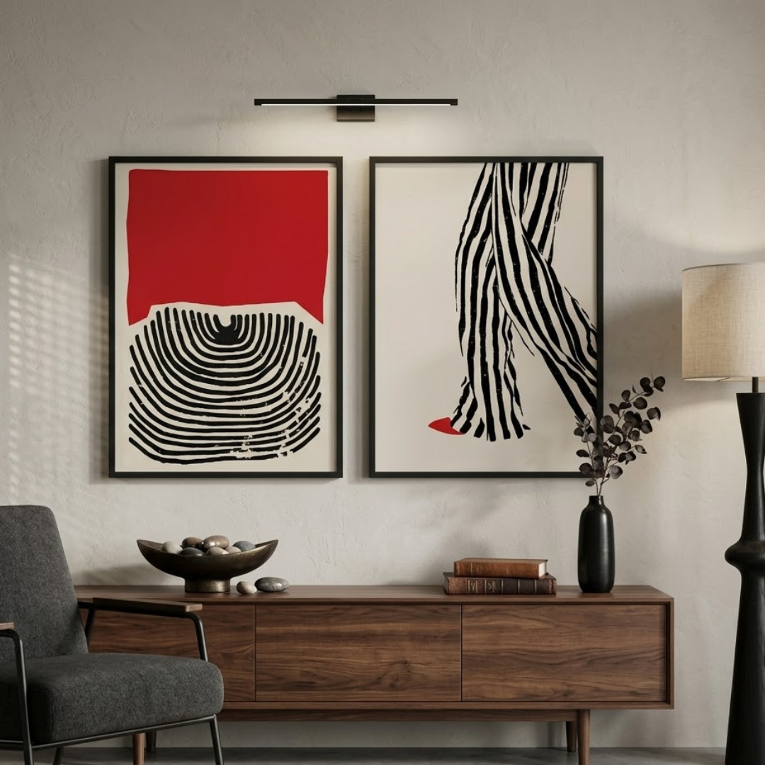 Evara Abstract Set Digital Wall Painting (Set of 2)