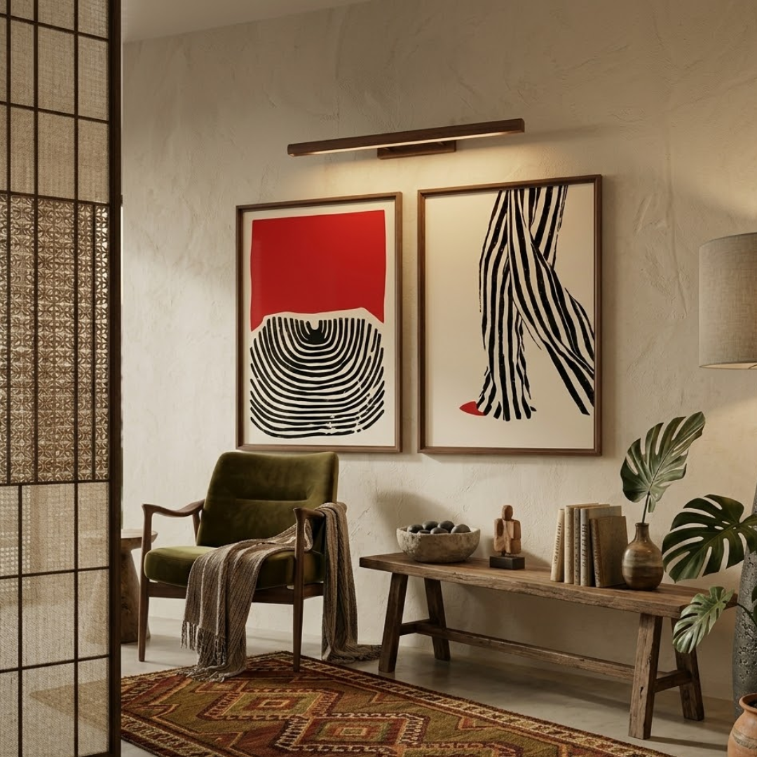 Evara Abstract Set Digital Wall Painting (Set of 2)