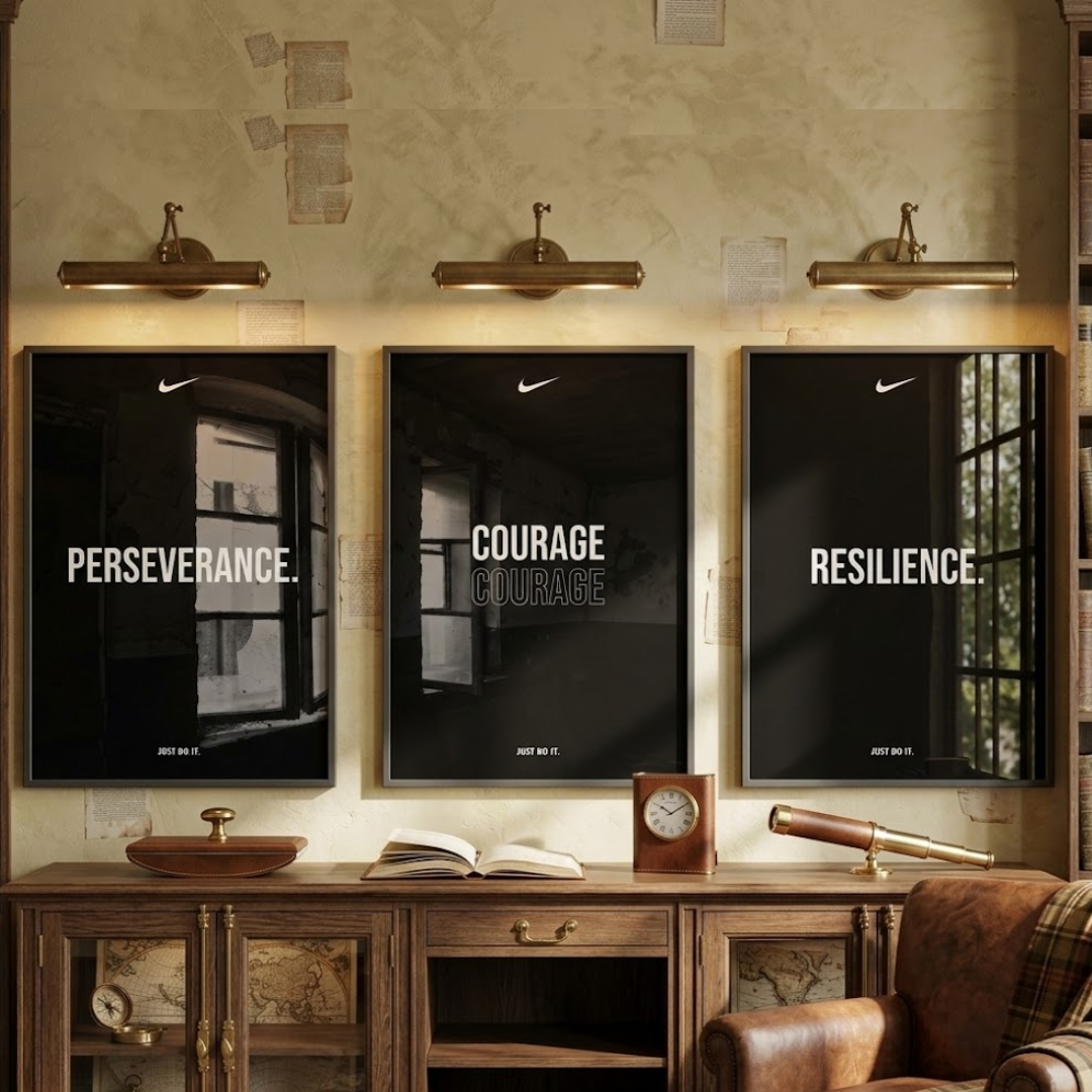 Valor Edge Digital Wall Painting (Set of 3)