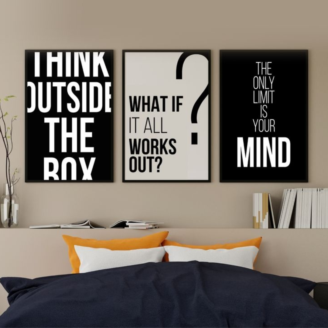 Mindverse Digital Wall Painting (Set of 3)