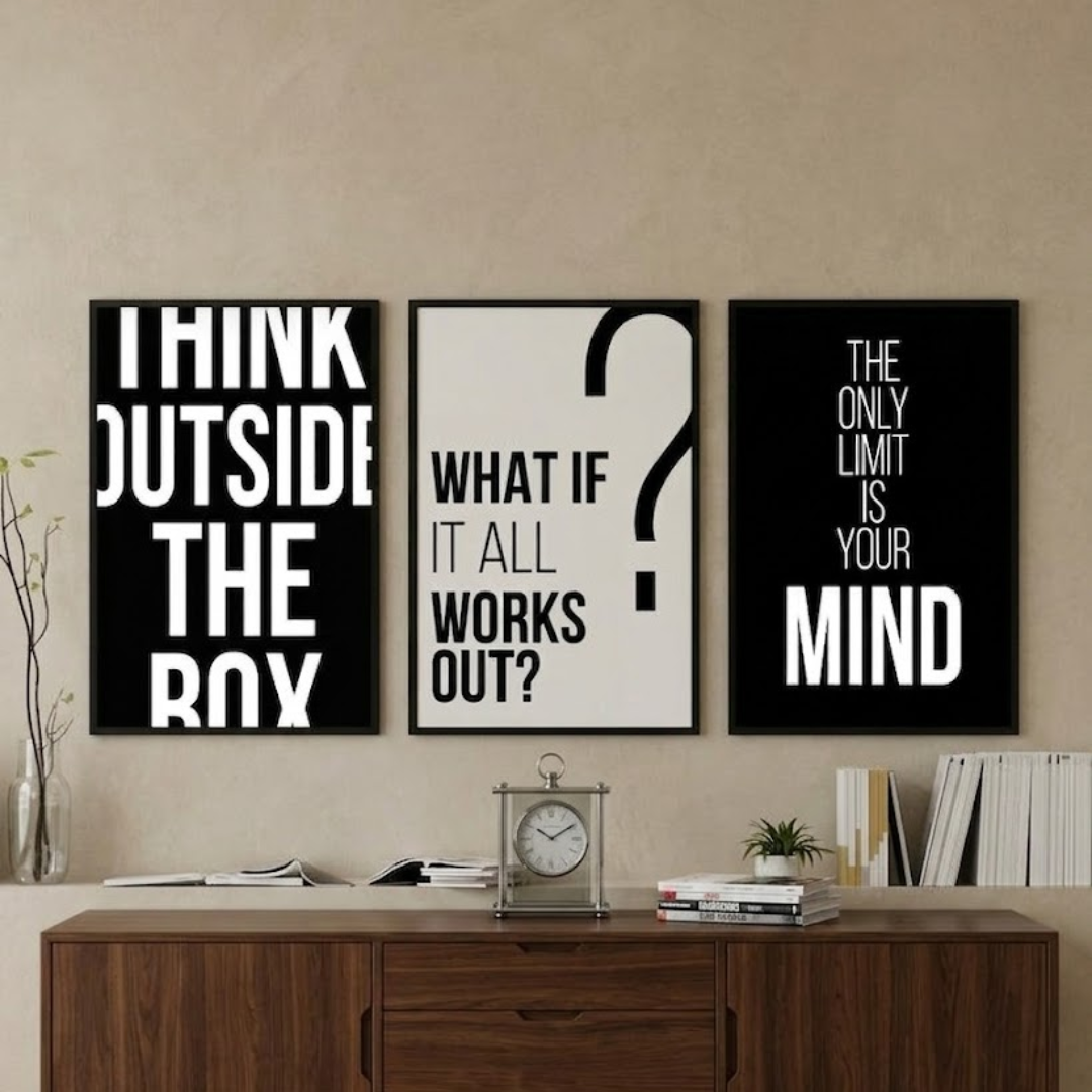 Mindverse Digital Wall Painting (Set of 3)