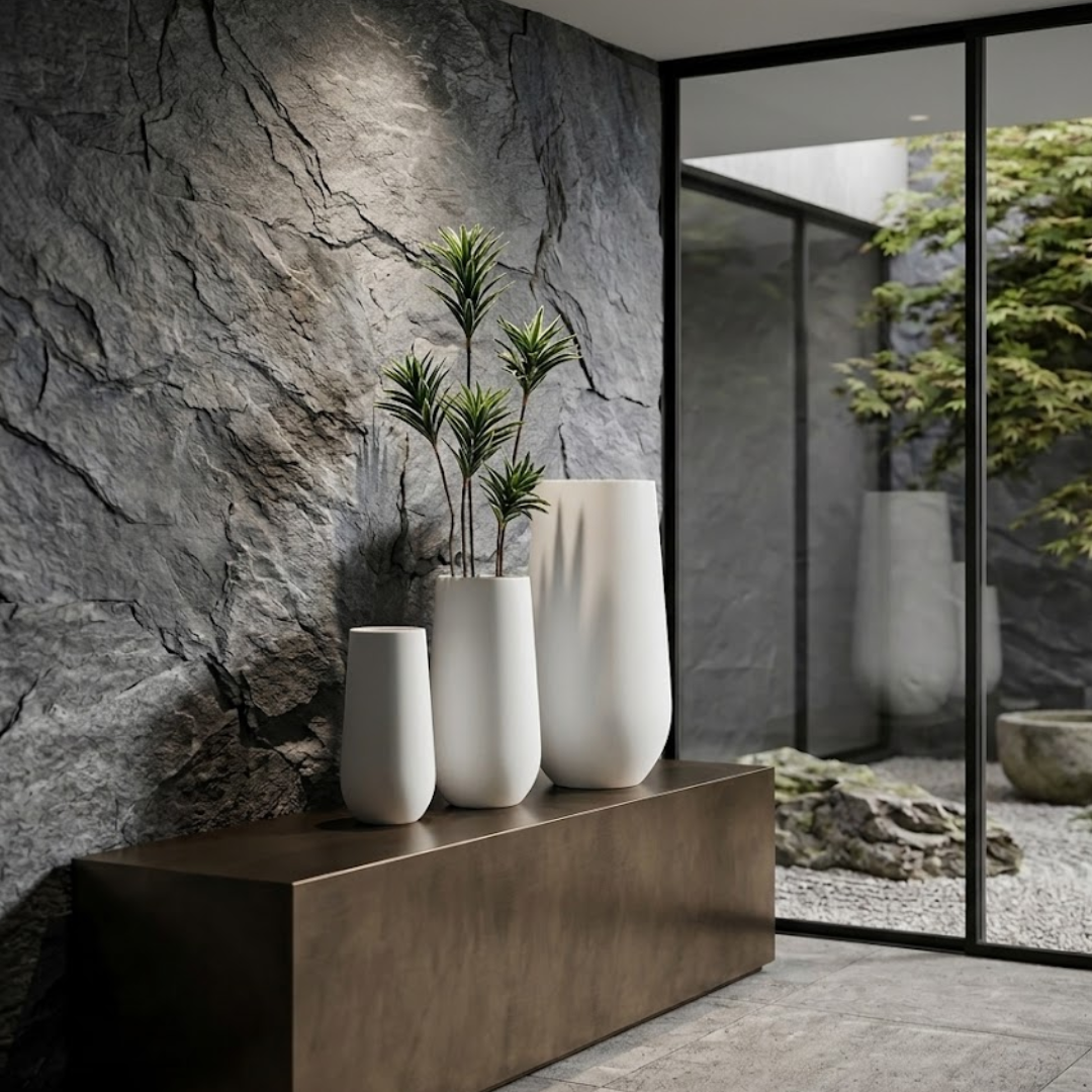 Arlo Matte White Vase