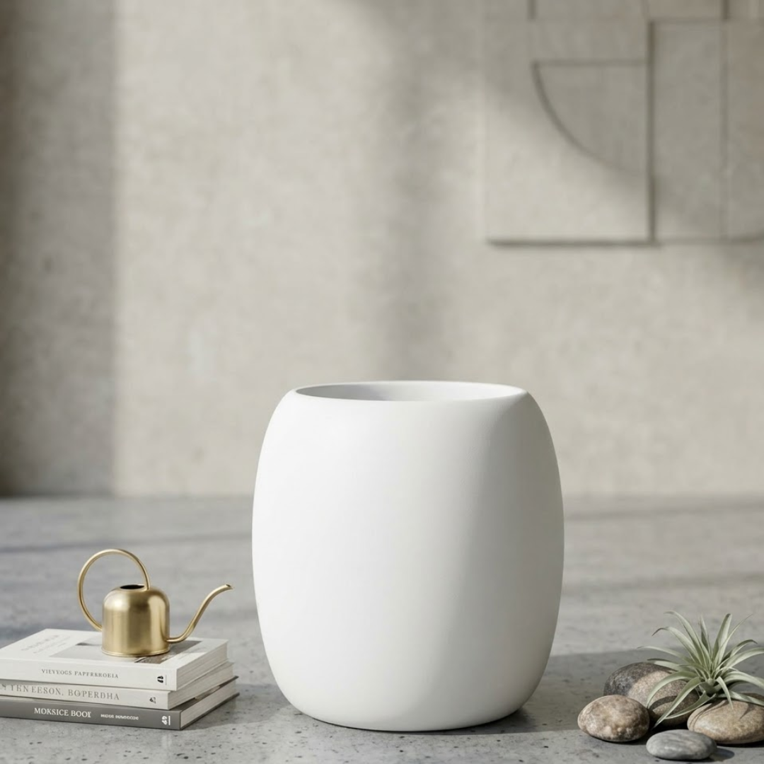 Eira Ovoid Sculptural Planter
