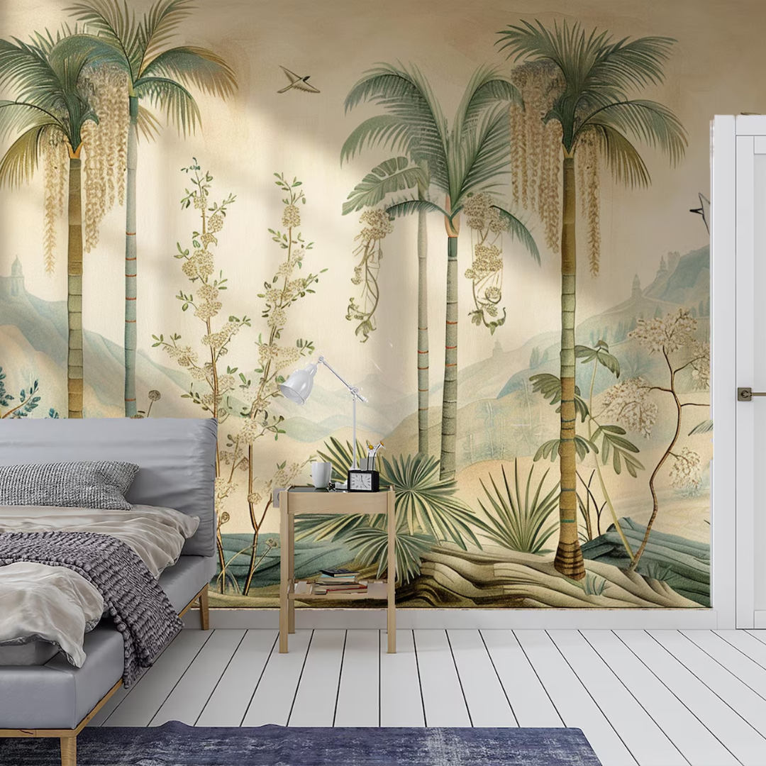 Serene Chinoise Haven Wallpaper