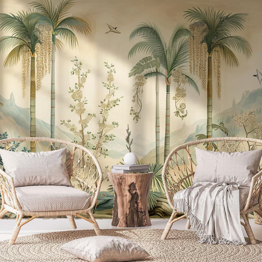 Serene Chinoise Haven Wallpaper