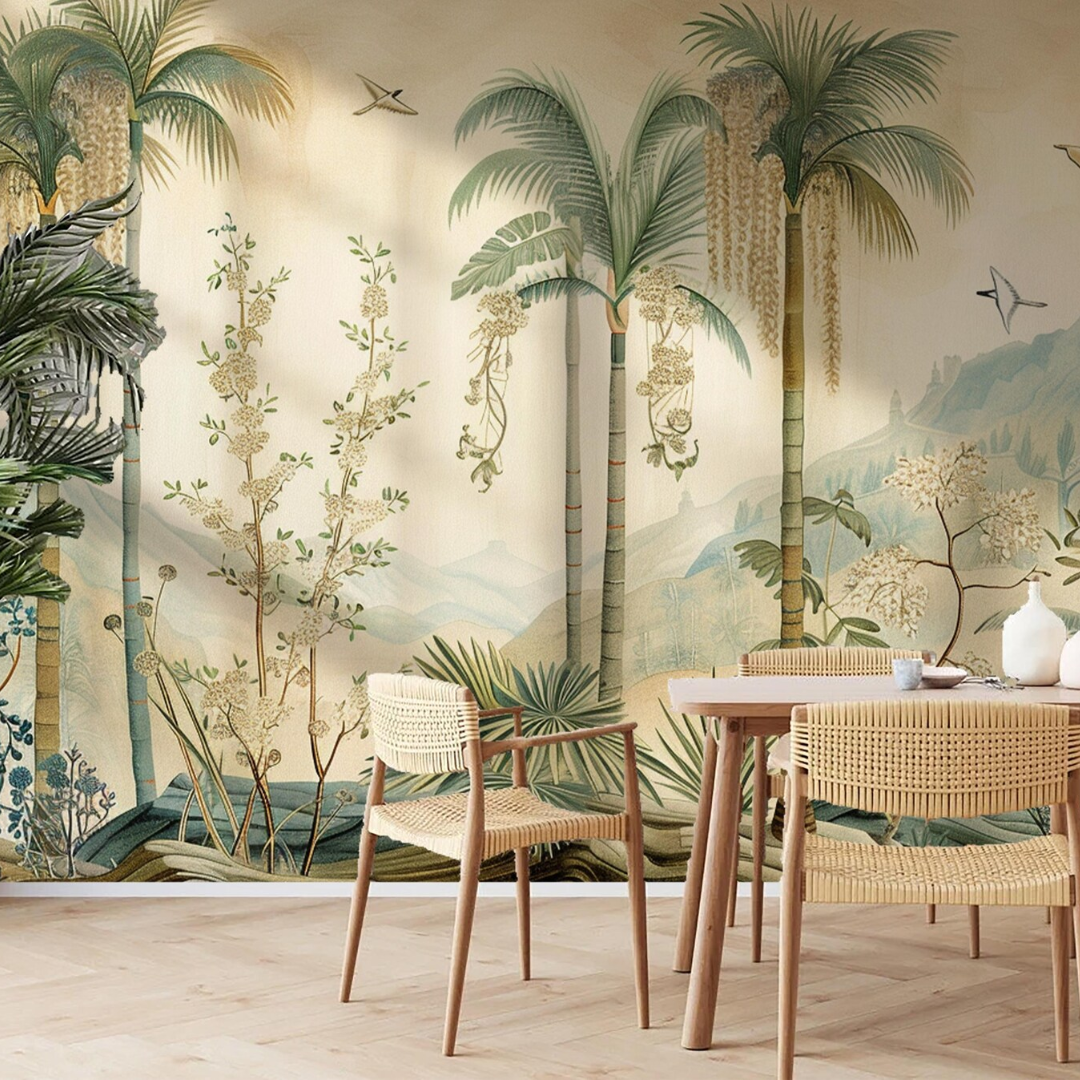Serene Chinoise Haven Wallpaper