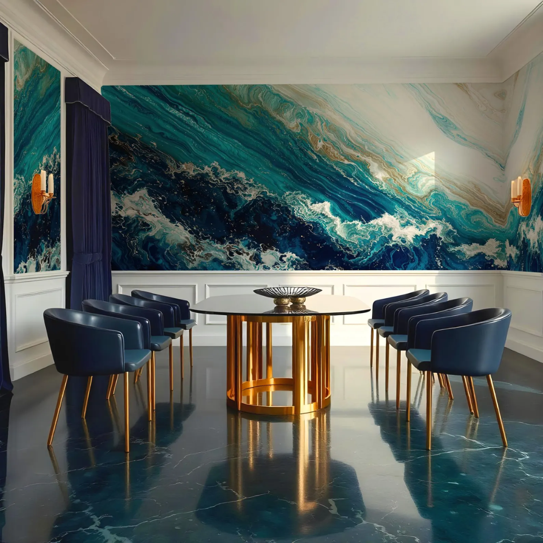 Avena Ocean Wave Wallpaper