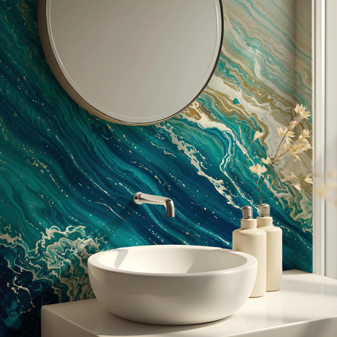 Avena Ocean Wave Wallpaper