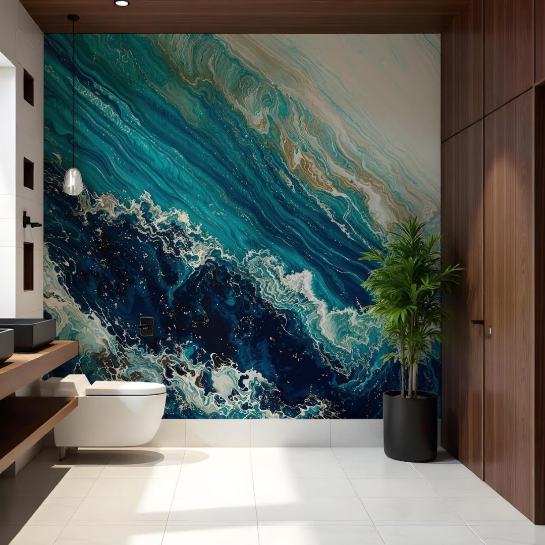 Avena Ocean Wave Wallpaper