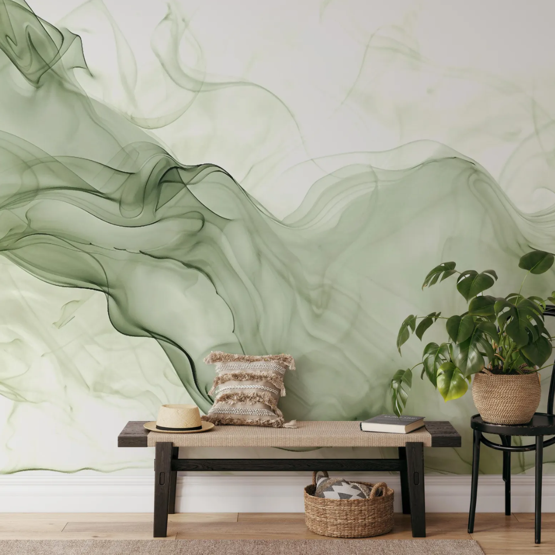 Verda Flow Abstract Wallpaper