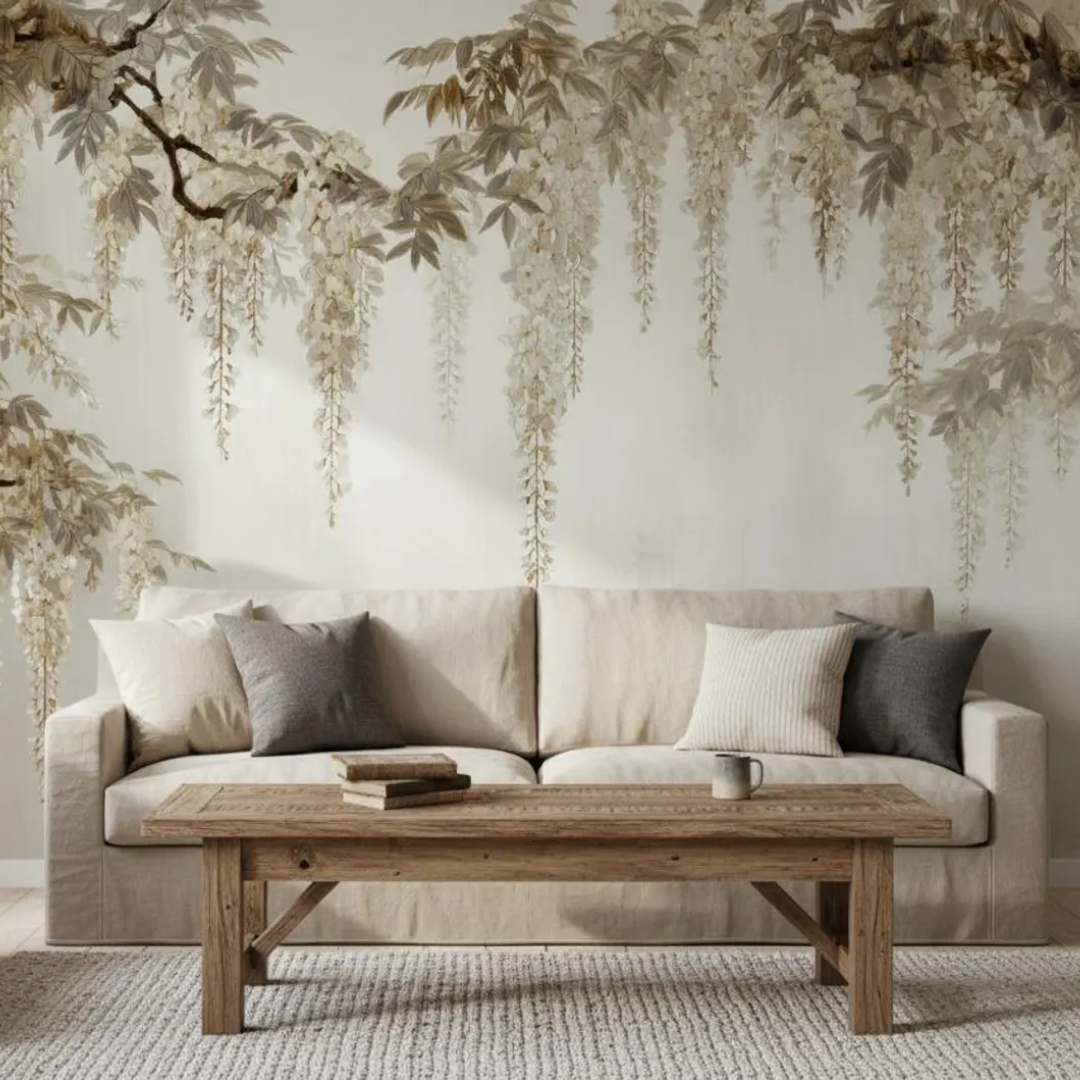 Elira Wisteria Bloom Wallpaper