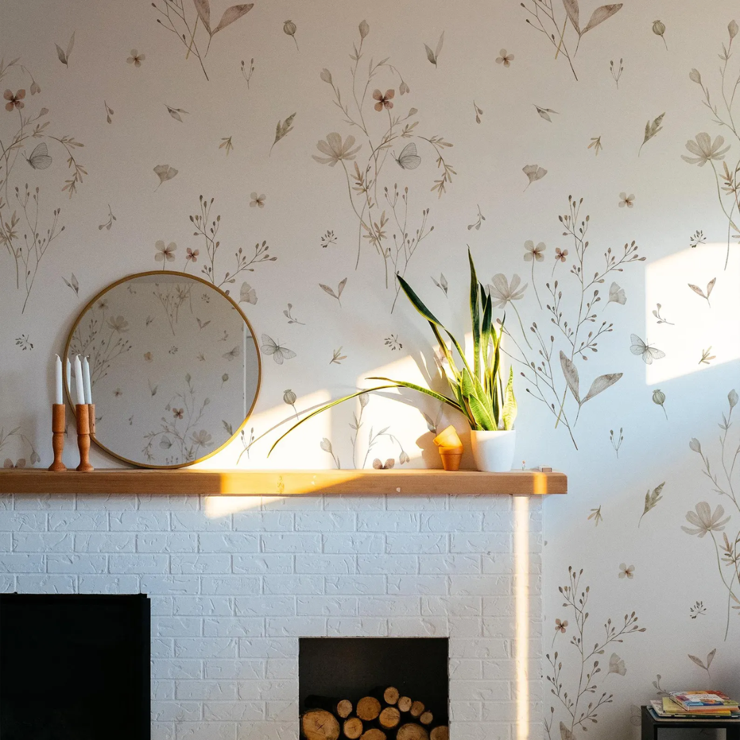 Wild Bloom Harmony Wallpaper