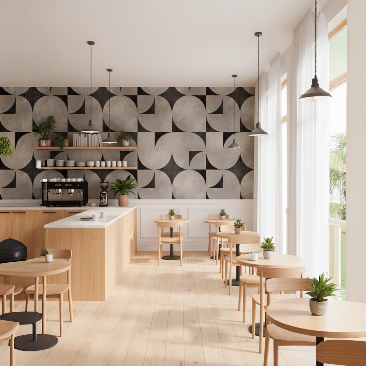 Retro Orbit Wallpaper