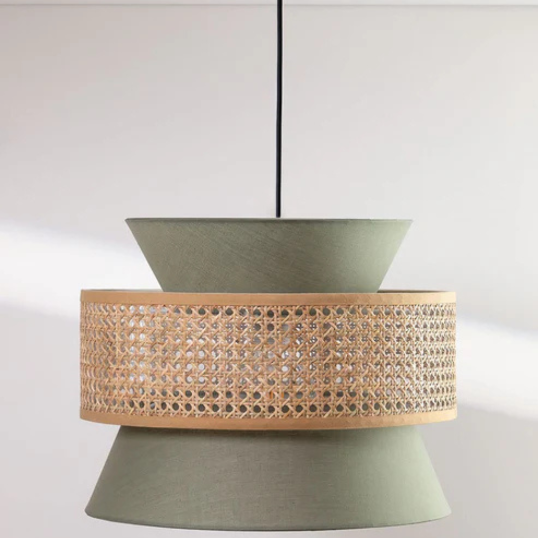 Hilary Rattan Hanging Lamp